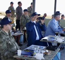 KKTC Cumhurbaşkanı Tatar, Şehit Yüzbaşı Cengiz Topel Akdeniz Fırtınası Tatbikatı-23'ü izledi