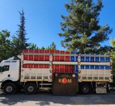 Konya'da kamyonda 7 milyon 500 bin makaron ele geçirildi
