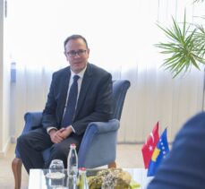 Kosova Başbakan Yardımcısı Bislimi, Türkiye'nin Priştine Büyükelçisi Angılı'yı kabul etti