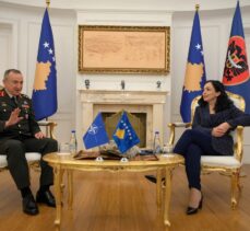 Kosova Cumhurbaşkanı, KFOR komutanlığını ekimde devralacak Tümgeneral Özkan Ulutaş'ı kabul etti