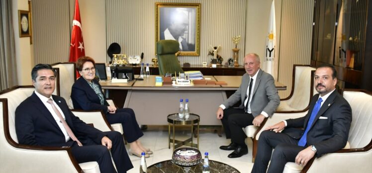 Memleket Partisi Genel Başkanı İnce, İYİ Parti Genel Başkanı Akşener'i ziyaret etti