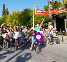 Muğla'da “Süslü Kadınlar Bisiklet Turu” düzenlendi