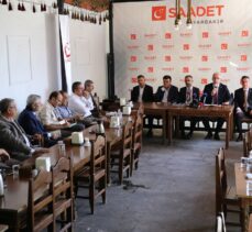 Saadet Partisi Genel Başkan Yardımcısı Kaya, Diyarbakır'da konuştu: