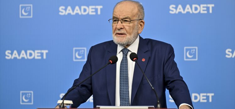 Saadet Partisi Genel Başkanı Karamollaoğlu, basın toplantısı düzenledi: