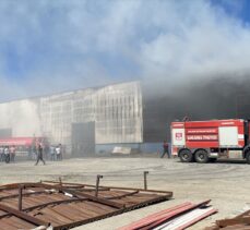 Şanlıurfa'daki geri dönüşüm fabrikasında çıkan yangın söndürüldü