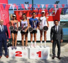 Uluslararası 14 Yaş ve Altı Ergan Cup Tenis Turnuvası, Erzincan'da tamamlandı