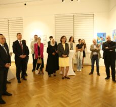 Viyana Yunus Emre Enstitüsü'nde “İçsel Zamanın İzi” resim sergisi açıldı