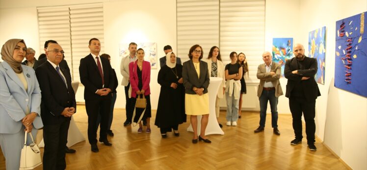 Viyana Yunus Emre Enstitüsü'nde “İçsel Zamanın İzi” resim sergisi açıldı