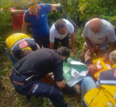 Zonguldak'ta mağaraya düşen kişi ekiplerce kurtarıldı