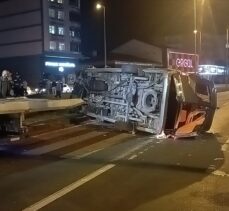 Zonguldak'ta midibüsün devrildiği kazada 7 kişi yaralandı