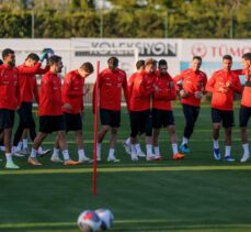 A Milli Futbol Takımı, Letonya maçı hazırlıklarına başladı