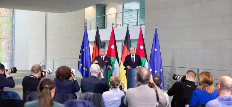 Başbakanı Scholz ve Ürdün Kralı 2. Abdullah, Gazze'deki insani durumdan kaygılı