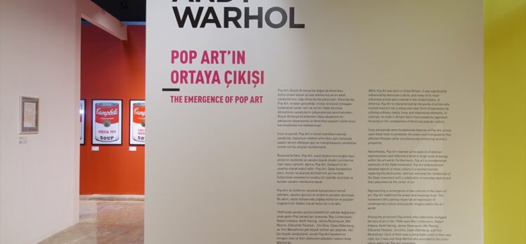“Andy Warhol-İstanbul” pop-art sergisi ziyarete açıldı