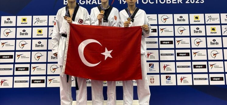Avrupa Yıldızlar Tekvando Şampiyonası'nda milli sporcular, 3 madalya daha kazandı