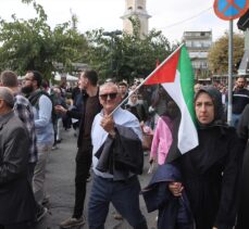 Batı Trakya'da Filistin'e destek yürüyüşü
