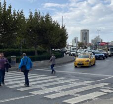 Beşiktaş'ta dron destekli “yaya geçidi” denetimi