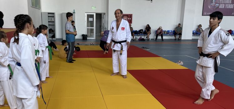 Bodrum'da çocuk ve gençlere yönelik judo eğitimi başladı