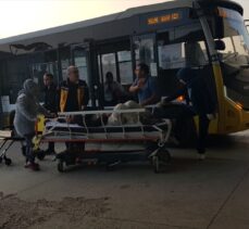 Bursa'da halk otobüsü şoförü fenalaşan yolcuyu hastaneye götürdü