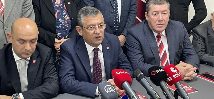 CHP Genel Başkan adayı Özel, Zonguldak'ta konuştu: