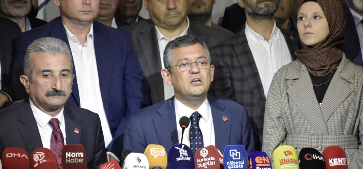 CHP Genel Başkan adayı Özgür Özel, Bursa'da konuştu: