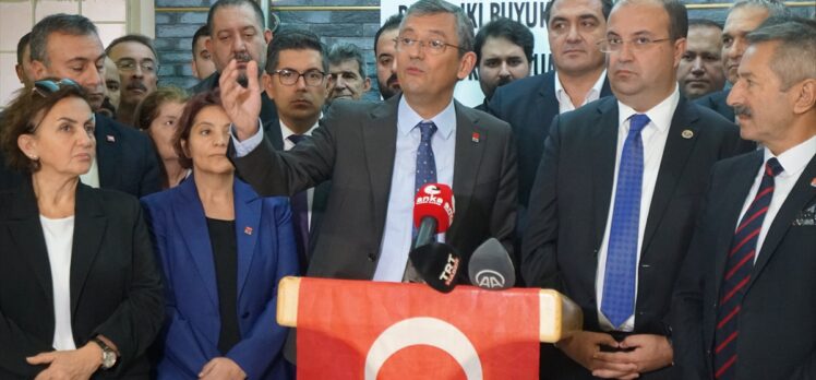 CHP Genel Başkan adayı Özgür Özel, Tokat'ta konuştu: