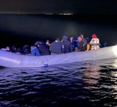 Didim açıklarında 41 düzensiz göçmen yakalandı