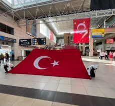 Fraport TAV Antalya Havalimanı'nda Cumhuriyet'in 100. yılı kutlandı