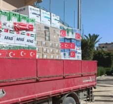 Türkiye’nin Gazze için Mısır’a yolladığı yardımlar Filistin Kızılayına teslim edilmek üzere hazırlanıyor