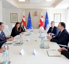 Gürcistan Başbakanı Garibaşvili, Kamu Başdenetçisi Malkoç'u kabul etti