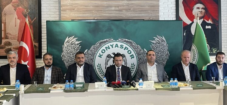 Konyaspor Kulübü Başkanı Fatih Özgökçen, basın mensuplarıyla bir araya geldi: