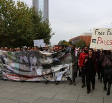 Kosova'da Filistin'e destek gösterisi düzenlendi