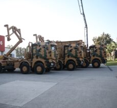 Mersin'de zırhlı askeri lojistik destek aracı Derman için teslimat töreni yapıldı
