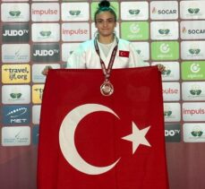 Milli judocu Sıla Ersin, Abu Dabi Grand Slam'da gümüş madalya kazandı