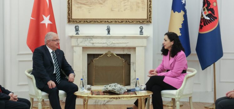 Milli Savunma Bakanı Güler, Kosova Cumhurbaşkanı Osmani ile görüştü
