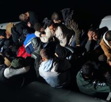 Muğla açıklarında 212 düzensiz göçmen kurtarıldı, 57 göçmen yakalandı