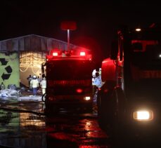 Silivri'de dönüşüm tesisinde çıkan yangın söndürüldü