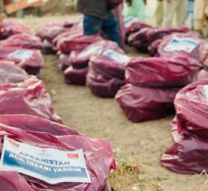 Türkiye Diyanet Vakfından Heratlı depremzede ailelere gıda ve hijyen kiti yardımı