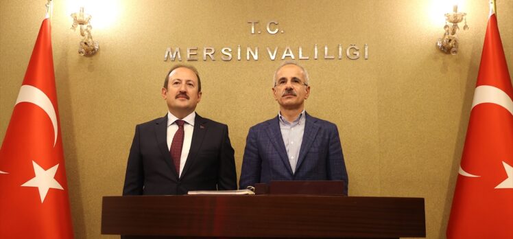 Ulaştırma ve Altyapı Bakanı Uraloğlu, Mersin'de yatırımları değerlendirdi:
