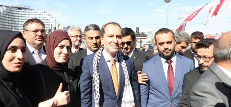 Yeniden Refah Partisi Genel Başkanı Erbakan, Kayseri'de konuştu: