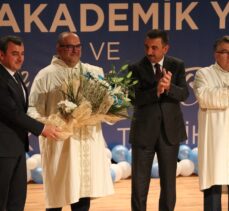 Zonguldak BEÜ, TPAO Genel Müdürü Bilgin'e “fahri doktora” unvanı verdi