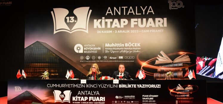 13. Antalya Kitap Fuarı 24 Kasım'da başlayacak