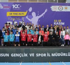 19 Yaş Altı Türkiye Badminton Şampiyonası, Samsun'da sona erdi
