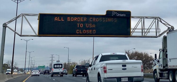 ABD ile Kanada arasındaki sınır geçişleri patlama nedeniyle kapatıldı