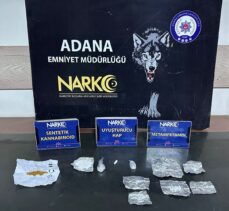Adana'da uyuşturucu ele geçirilen evde yakalanan 2 zanlı tutuklandı
