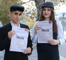 Amasya'da kadına yönelik şiddete karşı gazete dağıtıldı