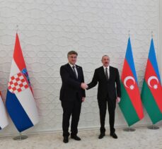 Azerbaycan Cumhurbaşkanı Aliyev ve Hırvatistan Başbakanı Plenkovic, mayın temizliğinde işbirliğini ele aldı