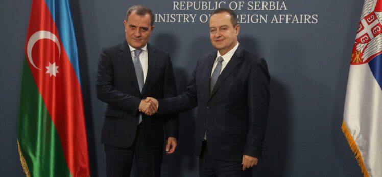 Azerbaycan Dışişleri Bakanı Bayramov, Sırbistan'da temaslarda bulundu