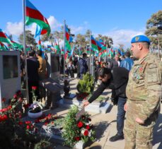 Azerbaycan'da Karabağ Zaferi'nin 3. yıl dönümünde şehitler anıldı