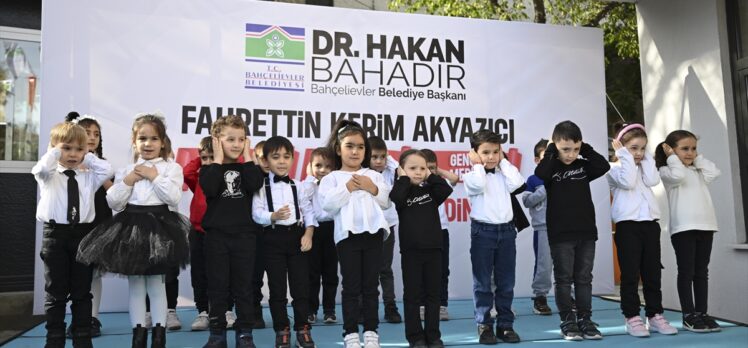 Bahçelievler'de Fahrettin Kerim Akyazıcı Anaokulu, Kadın Gelişim ve Gençlik Merkezi açıldı