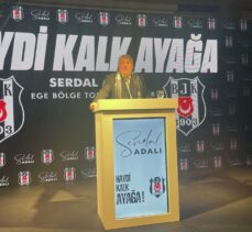 Beşiktaş Kulübü Başkan Adayı Serdal Adalı, İzmir'de kongre üyeleriyle buluştu:
